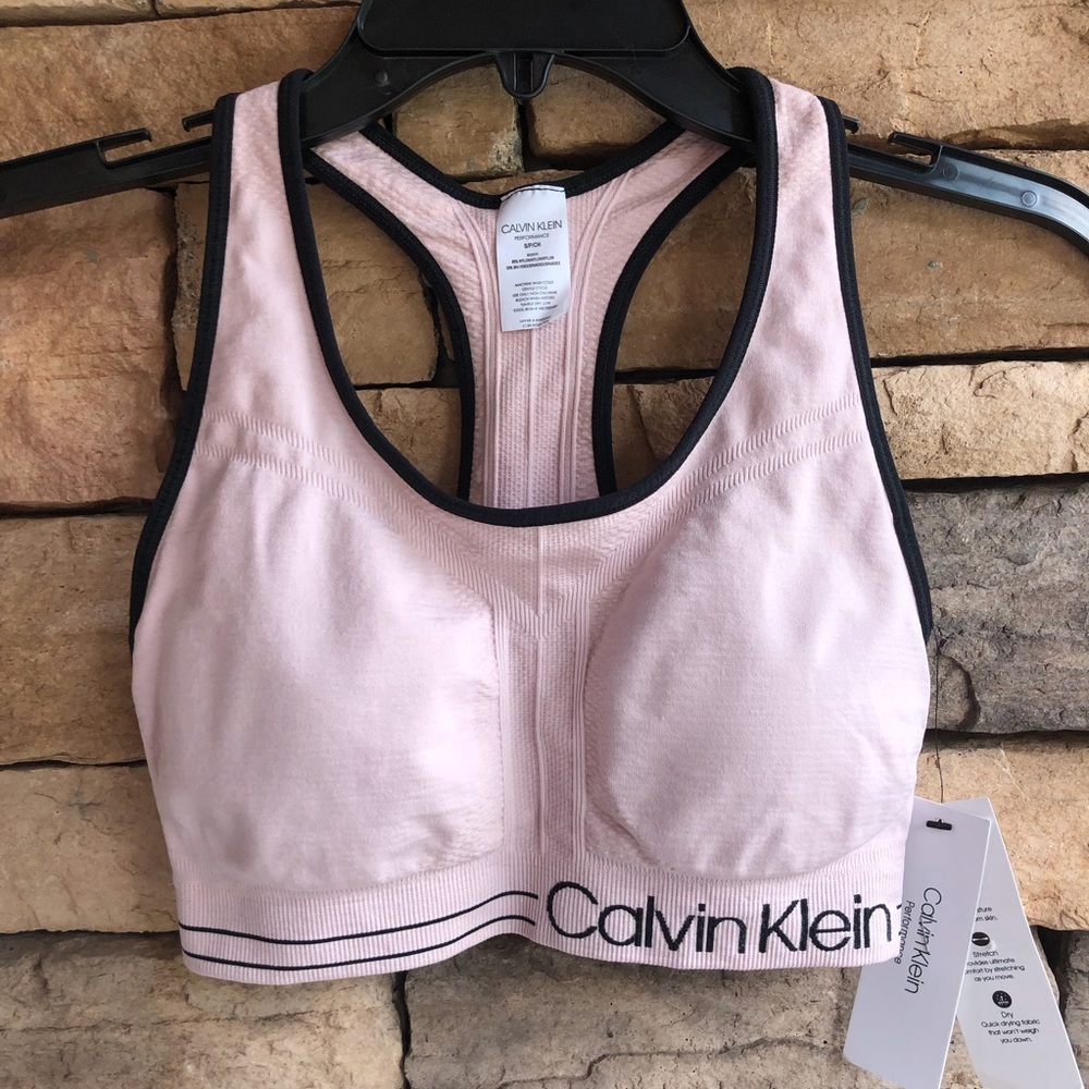 Calvin Klein pink Sports Bra NWT Small & Medium